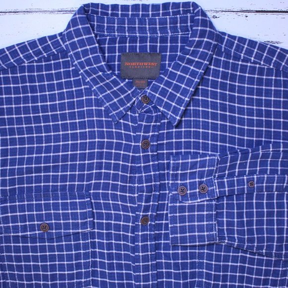 Northwest Territory Blue Checkered Shirt 2XL - Picture 4 of 11